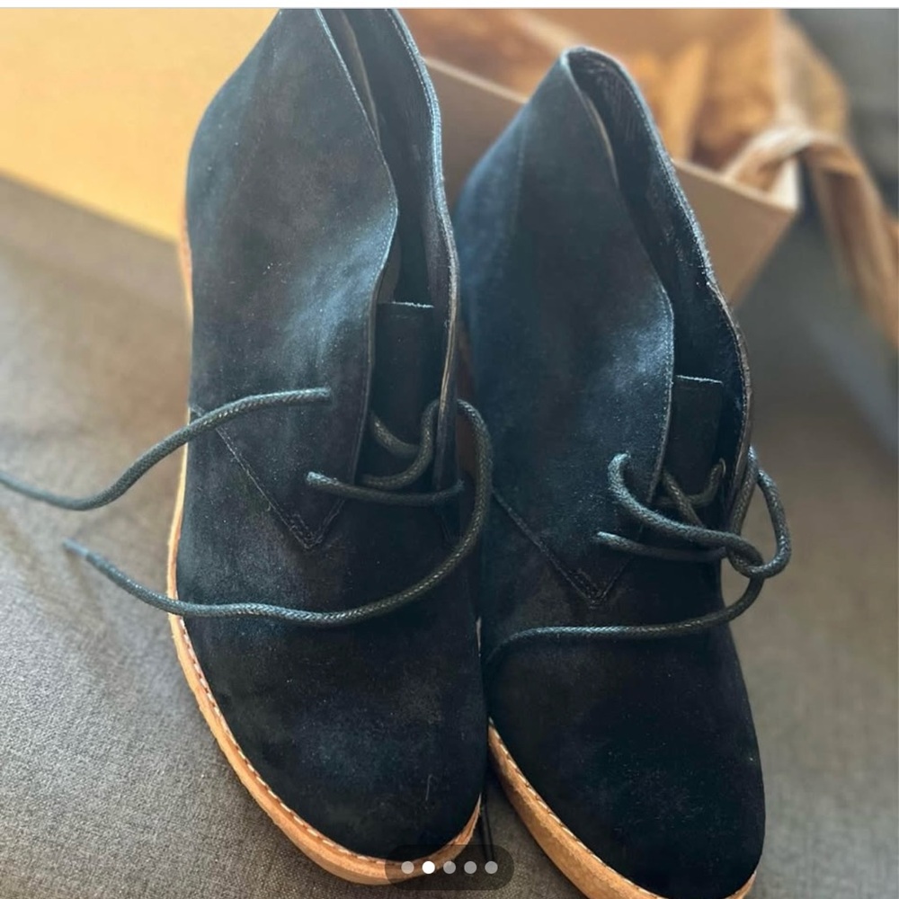 Black Suede Women's Ankle Boots